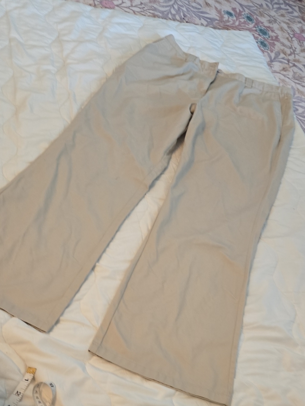 Izod Women's Khaki Flare Chinos - Light Beige